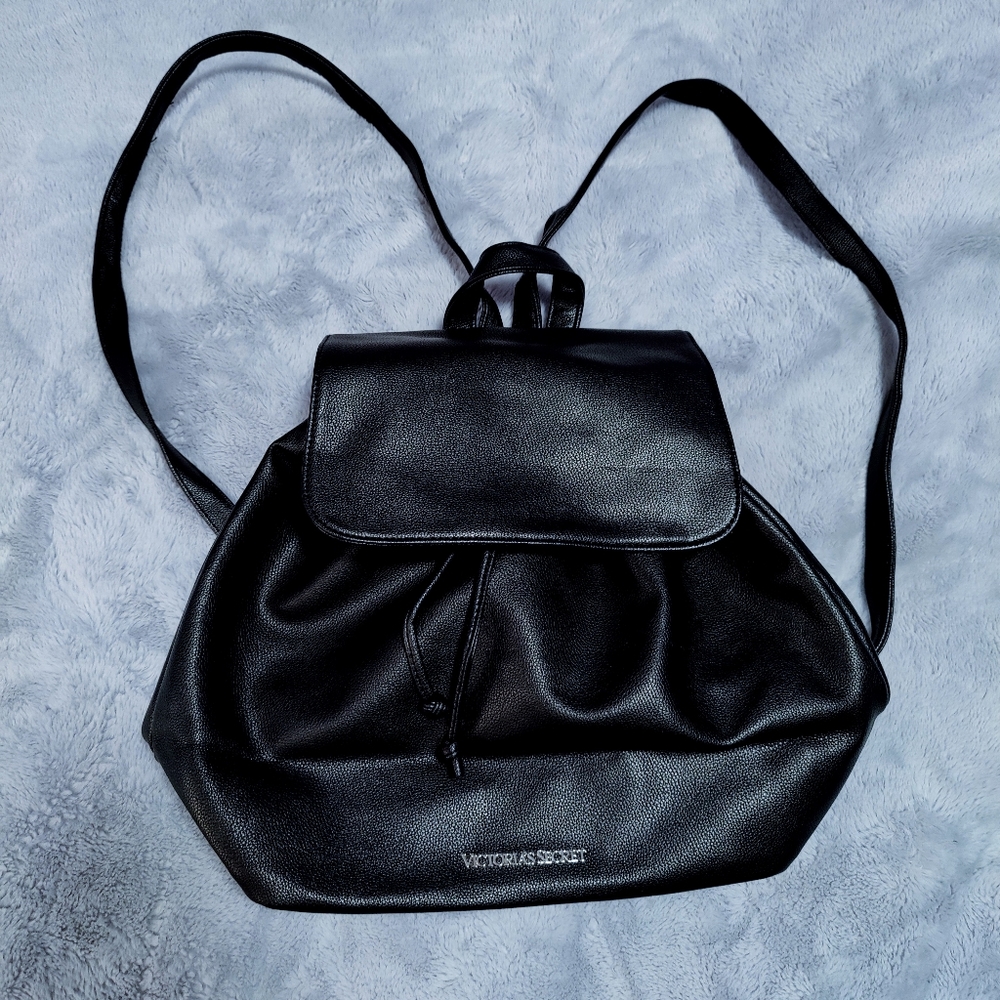NWOT Victoria's Secret black mini backpack